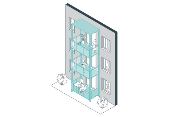 Unified balcony design